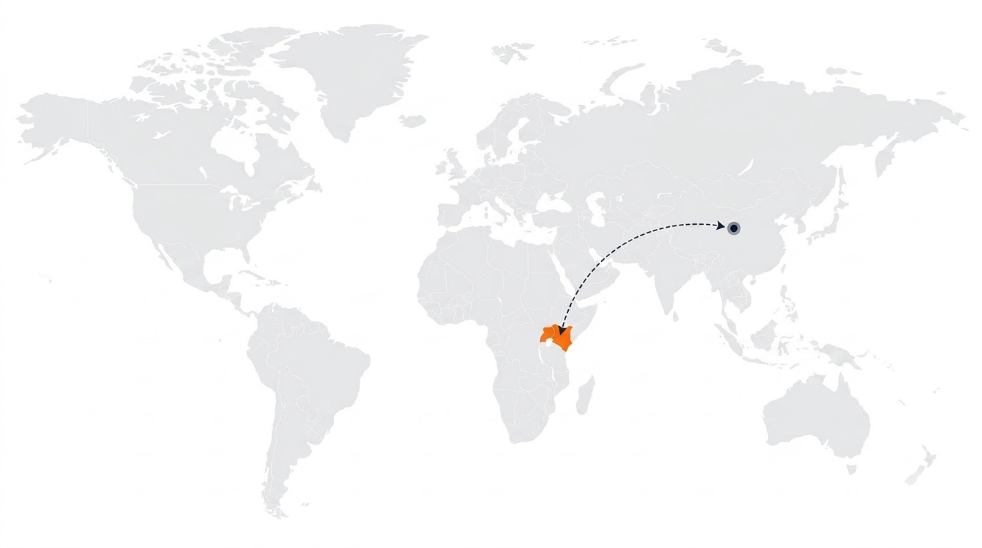 Kenya and Asia connection visual